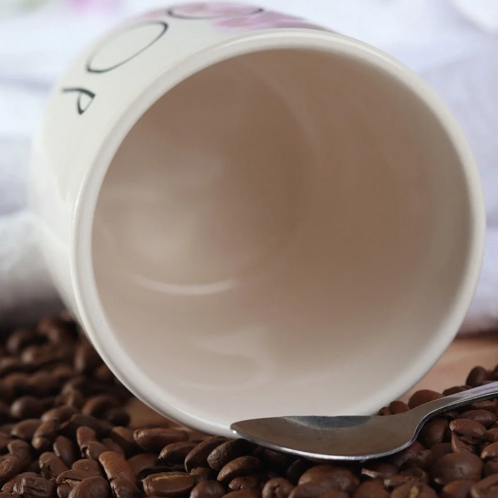 Rae Dunn SCOOP Ceramic Canister with Lid Ivory Artisan Collection by Magenta